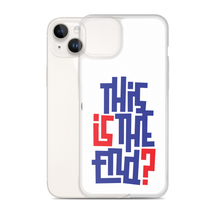 IS/THIS IS THE END? Navy Red iPhone Phone Case