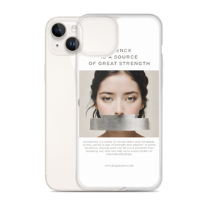 Silence Lao Tzu iPhone Case