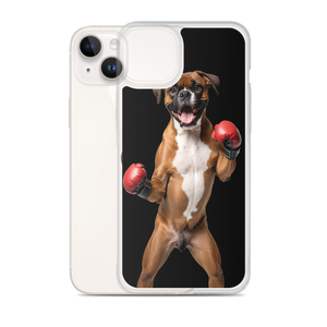 Boxer Boxing Black iPhone Case