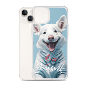 Cute Dog Be Yourself iPhone Case