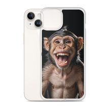 Happy Monkey Black iPhone Case