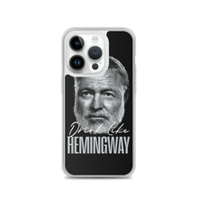 Drink Like Hemingway Portrait Clear Case for iPhone®