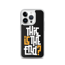 IS/THIS IS THE END? Black Yellow White iPhone Phone Case