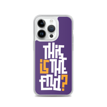 IS/THIS IS THE END? Purple Yellow Reverse iPhone Phone Case