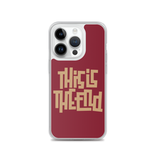 THIS IS THE END? Burgundy iPhone Phone Case