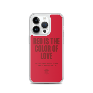 Red is the color of love iPhone® Phone Case