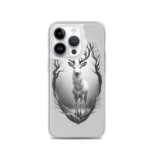 The Grayscale Deer iPhone Case