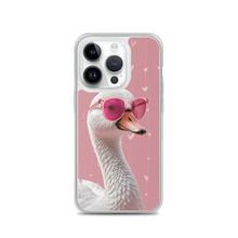 Cute Pink Swan iPhone Case