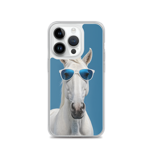 Cool Blue Horse iPhone Case