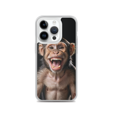 Happy Monkey Black iPhone Case