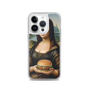 Monalisa Burger iPhone Case