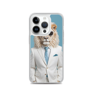 Funky White Lion iPhone Case