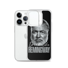 Drink Like Hemingway Portrait Clear Case for iPhone®