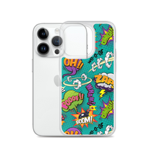 Comic Text Pattern iPhone Case