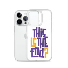 IS/THIS IS THE END? Purple Yellow iPhone Phone Case