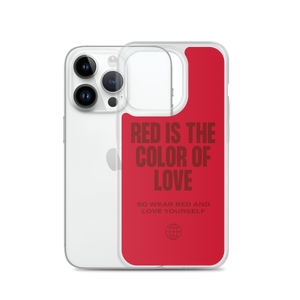 Red is the color of love iPhone® Phone Case