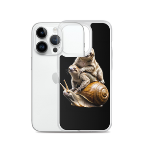 Sloth Riding A Snail iPhone Case