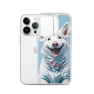 Cute Dog Be Yourself iPhone Case