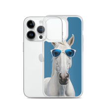 Cool Blue Horse iPhone Case