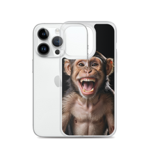 Happy Monkey Black iPhone Case