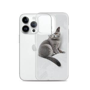 Relaxing British Shorthair Cat iPhone Case