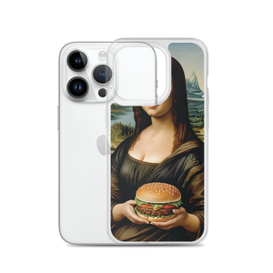 Monalisa Burger iPhone Case