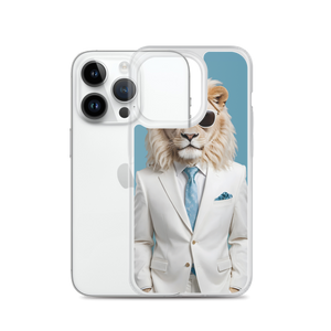 Funky White Lion iPhone Case