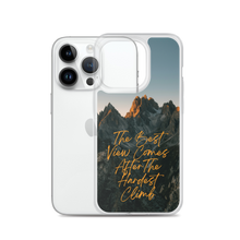 The Best View Comes iPhone Case