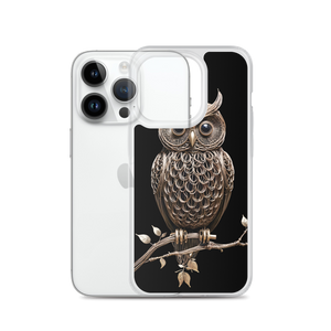 Owl Copper Art iPhone Case