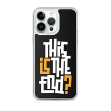 IS/THIS IS THE END? Black Yellow White iPhone Phone Case