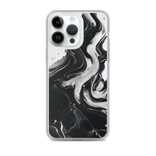 Black and White Fluid iPhone® Phone Case