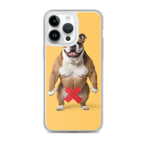 Bulldog X-Tape Yellow iPhone Case