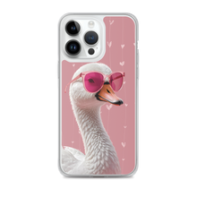 Cute Pink Swan iPhone Case