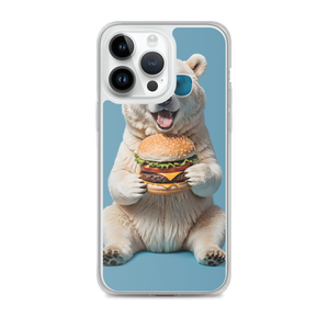 Polar Bear and Burger iPhone Case