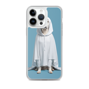 Dog in Ghost Costume iPhone Case