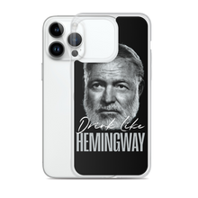 Drink Like Hemingway Portrait Clear Case for iPhone®