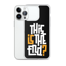 IS/THIS IS THE END? Black Yellow White iPhone Phone Case