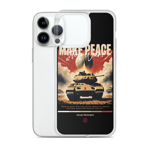 Make Peace Stop War Tank iPhone Case