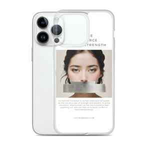 Silence Lao Tzu iPhone Case