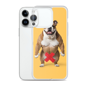 Bulldog X-Tape Yellow iPhone Case