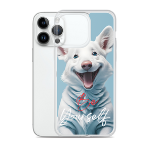 Cute Dog Be Yourself iPhone Case