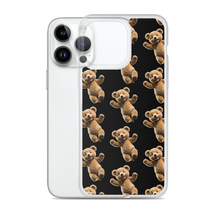 Happy Teddy Bear Pattern iPhone Case