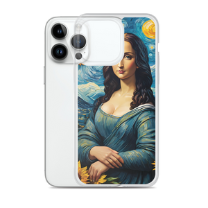 Monalisa Painting in Van Gogh Style iPhone Case