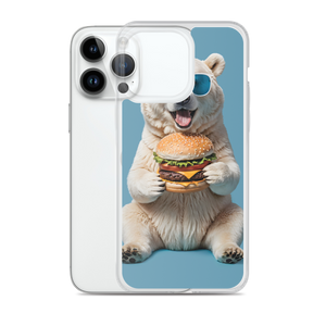 Polar Bear and Burger iPhone Case