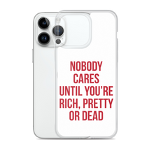 Nobody Cares (Funny) iPhone Case