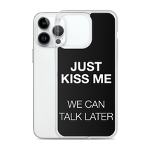 Just Kiss Me (Funny) iPhone Case