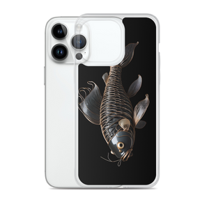 Minimalism Copperplate Art Fish iPhone Case