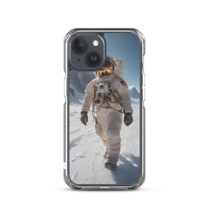 Astronaut Snow iPhone Case