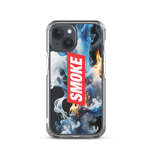 Blue Smoke Fire iPhone Case