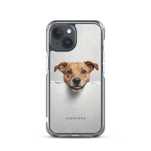 Smile Dog Peep iPhone Case